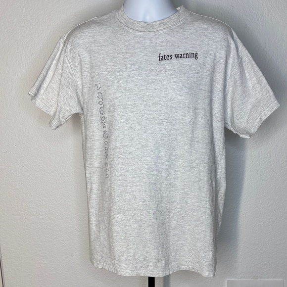 Rare Vintage Fates Warning Light Gray Men's T-Shirt - Picture 8 of 8